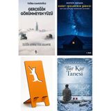 A7 Kitap Gerçeğin Görünmeyen Yüzü - Tuğba Camuzoğlu + Kuzey Işıklarının Şarkısı + Telefon Tutucu + Bir Kar Tanesi