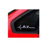 A7 Yan Cam Sticker Oto Kapı 20 Cm X 7 Cm Hologram c7