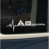 A8 Kelebek Cam Audi Oto Araba Sticker