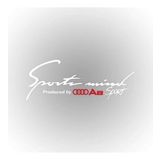 A8 Sports Mind Oto Sticker 30 cm x 11 cm yazı 30