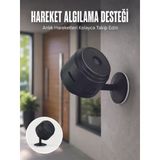 A9 Hd Mini Güvenlik Kamerası Wi-Fi Bağlantılı Manyetik Tabanlı Ev ve Ofis Kamerası - Lisinya