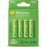 AA 1300 Mah Şarjlı Kalem Pil 4 Lü Paket Gp130Aahcemtr
