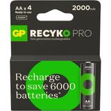 AA 2100 Mah Şarjlı Kalem Pil Recyko Pro Gp210Aahcbem-2Gb4 (4 Lü Paket)