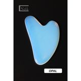 Aa Kalite Doğal Taş Heart Gua Sha Bakım ve Masaj Taşı - Beyaz