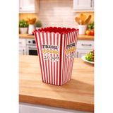 A&A Movie Day Xı Kırmızı Popcorn Patlamış Mısır Kovası - Çerezlik Atıştırmalık Kabi Cips Beslenme Kabı