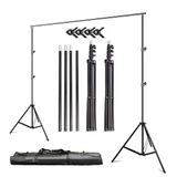 AA Plus 2X2 Metre Fon Standı Background Stand 4 Mandal Siyah