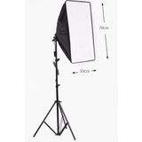 AA Plus Softbox Sabit Işık Seti 50X70 Cm- 50 Watt 500 Watt Çıkış Gücü