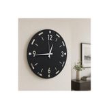 AA Shop 45 cm Aynalı Pleksi Modern Duvar Saati Sessiz Akar Mekanizmalı Dekoratif MDF Salon Saati