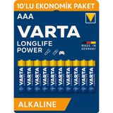 Aaa Ince Kalem Pil 10'lu Ekonomik Paket - Alkalin Uzun Ömürlü - 10 Adet