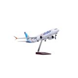 Aac Hediyelik Maket Uçak Dubai 1:85 Ölçek 47 Cm Jb737Max Dekoratif Koleksiyon Modeli