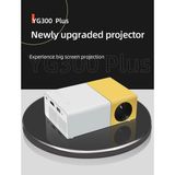AAO YG300 Plus Gerçek 1280X720P Çözünürlük 80 Ansı Lümen Mini Projeksiyon
