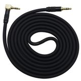 AAOTOKK 90 Derece Kulaklık TRS 3.5mm 1/8 Uzantı Ses Kablosu,3.5mm Stereo Fiş Erkek 3 Kutup 1/8 AUX Kablosu,Uygulanır Dizüstü Bilgisayarlar,Araba Stereoları,Ev Sineması Sistemleri için (Siyah-2M/6Ft)