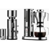 Aarke Coffee System Kahve Öğütücü ve Kahve Makinesi Seti - Gümüş