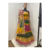 Aashiv's Collection HİNT ELBİSELER Sarı L