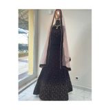 Aashiv's Collection Hint Elbisesi Kına Elbisesi BORDO S