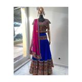 Aashiv's Collection Hint Elbisesi LACİVERT Standart