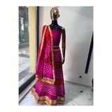 Aashiv's Collection Kadın Hint Elbiseleri pembe Standart
