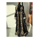 Aashiv's Collection Kına Elbisesi Bindallı Kaftan sıyah Tek Ebat
