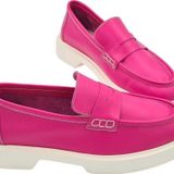 Aayak&Kabımofficial Gerçek Deri Fuşya Kadın Günlük Ayakkabı Fuşya 40