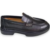 Aayak&Kabımofficial Hakiki Deri Kadın Loafer Makosen Casual Fiyonklu Günlük Ayakkabı Siyah 36