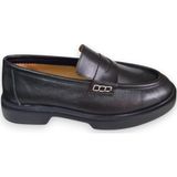 Aayak&Kabımofficial Hakiki Deri Kadın Loafer Makosen Casual Fiyonklu Günlük Ayakkabı Siyah 37