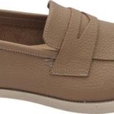 Aayak&Kabımofficial Hakiki Deri Saraçlı Fiyonk Günlük Kadın Ayakkabı Babet Loafer Makosen Taba 36