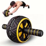 Ab Roller Wheel - Çekirdek ve Göğüs Kas Eğitim Tekerleği, Abs Egzersiz Ekipmanları, Ev Spor Salonu için Fitness Ekipmanları, Diz Pedi Aksesuarları ile Daha Geniş Ab Makinesi