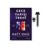 Aba Kitap Gece Yarısı Treni - Matt Haig (Son Kitabı) + 2 Adet Kedi Kitap Ayracı