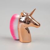 Aba Nails Bronz Unicorn Manikür Toz Fırçası Allık ve Makyaj Fırçası