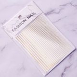 aba nails Gold Şerit Tırnak Sticker Şerit Tırnak Etiketi Nail Art