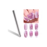 aba nails Kedi Gözü Oje 2si Bir Arada Metal Çubuk Mıknatıs Cat Eye Magnet
