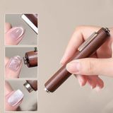 Aba Nails Kedi Gözü Oje 3ü Bir Arada Ahşap Çubuk Mıknatıs Cat Eye Magnet - Metalik Gri