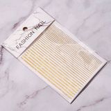 Aba Nails Parlak Gold Şerit Tırnak Sticker Şerit Tırnak Etiketi Nail Art
