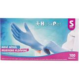 Aba Nails Pudrasız Mavi Nitril Eldiven Small Haspet 100LÜ