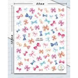 Aba Nails Tırnak Sticker - Renkli