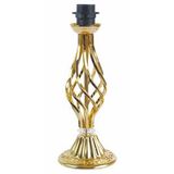 Abajur Ayağı Gold Burgulu Model
