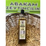 ABAKAM ZEYTİNCİLİK NATUREL SIZMA DOĞAL ZEYTİNYAĞI 2024-2025 SEZONUNUN ÜRÜNÜ (1000MLe) CAM ŞİŞE
