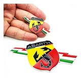 Abarth Amblem Arma Sticker Rozet Yapışkanlı Metal