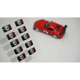 Abarth Logo 3d Cam Açma Torpido Konsol Ayna Çıkartma Seti