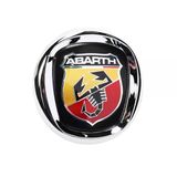 Abarth Logo Bravo Ön Panjur Arması Krom Çerçeveli 100Mm Orjinal
