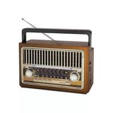 Abatech Ktf-1655 Nostalji Radyo Bluetooth Hoparlör El Feneri Usb Şarjlı