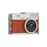 Abatech Mini Dijital Kamera Selfie Video Vlog Kamerası Mini Anahtarlık 1080P - Kahverengi