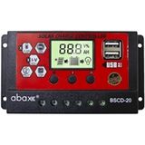 Abax Bscd20 Çift Usb 12 / 24 Vdc 20A Pwm Solar Şarj Kontrol Cihazı