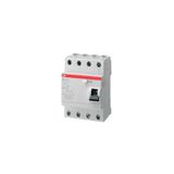 ABB 2CSF204004R1250 4x25A 30mA AC FH204 Kaçak Akım Koruma Röle
