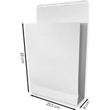 ABB Matbaa 10 Adet Bantlı Beyaz Hediye Zarfı Orta Boy (25.5X33X8)