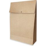ABB Matbaa 10 Adet Kraft Hediye Zarfı Çıtlı Büyük Boy (33x46.5x12.5)
