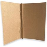 Abb Matbaa Kraft Telli Dosya, 25 Adet, 22.5X32.5 Cm, 300 Gr, Baskısız - Çok Renkli