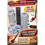 ABBA KF-2500 Full HD Mini Uydu Alıcı Youtube IPTV WiFi Destekli USB HDMI 1080p + WiFi Anten