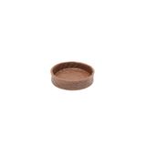 ABBAFOOD Chef's Atelier Çikolatalı Orta Boy Yuvarlak Tereyağlı Artizan Tartolet Tart Tabanı 57x15 mm 20adet 1119