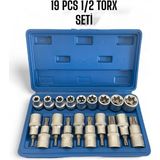 Abbas Hırdavat 19 Parça Torx Lokma Seti
